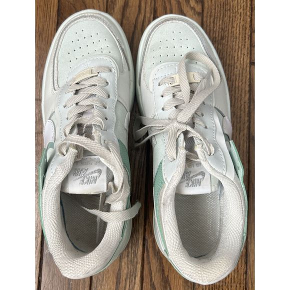 Nike Wmns AF1 Shadow Pistachio Frost Spruce Aqua Women Casual Shoes CW2655-001 - Picture 5 of 7